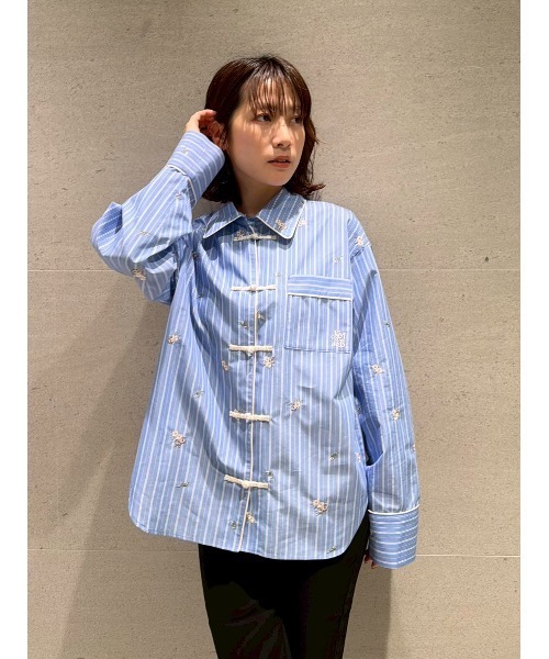 LILY BROWN×KEITA MARUYAMA チャイナブラウス LILY BROWN（リリーブラウン） ブラウス シャツ 「LILY BROWN×KEITA
