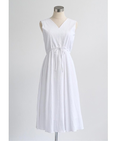 LUDICRUM（ルーディクルム） ワンピース Vneck drawstring dress