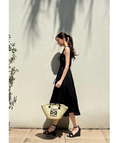 LUDICRUM（ルーディクルム） ワンピース Vneck drawstring dress