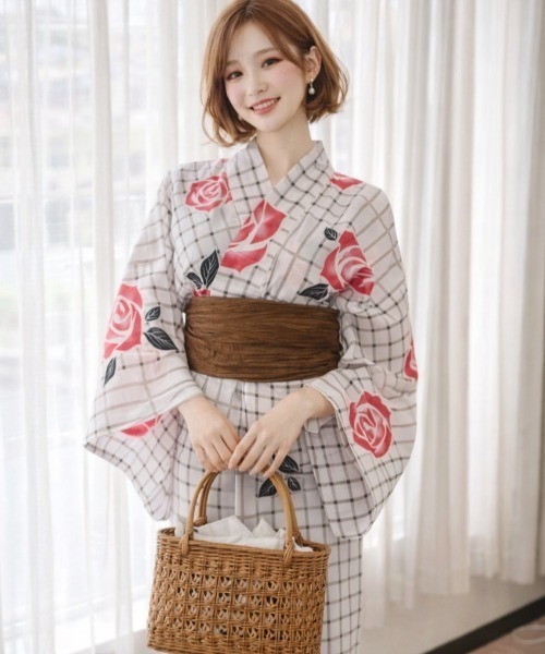 浴衣 「浴衣と帯2点SET」おしゃれ/可愛い/クール/柄物 レディース