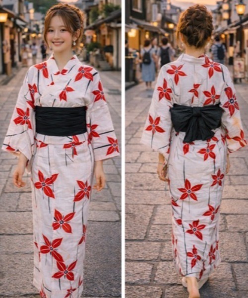 浴衣 「浴衣と帯2点SET」おしゃれ/可愛い/クール/柄物 レディース