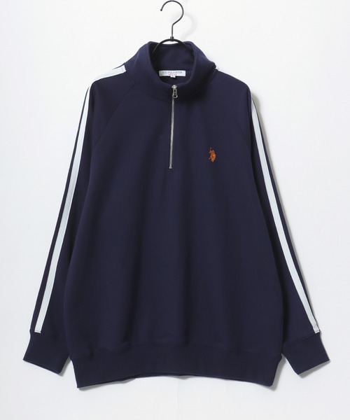 「U.S. POLO ASSN.」 スウェットカットソー LL ブラック メンズ_画像3