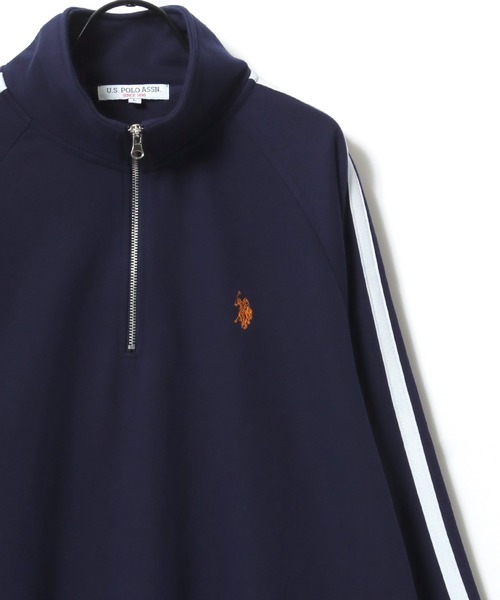 「U.S. POLO ASSN.」 スウェットカットソー LL ブラック メンズ_画像4