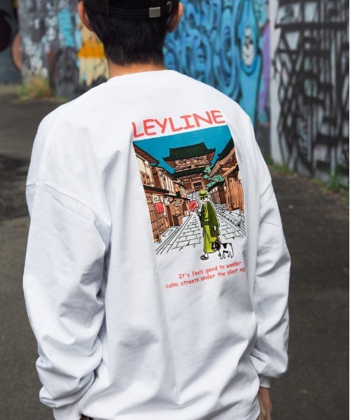 tシャツ 「Leyline」stroll-smith-kyoto-ロンT メンズ レディース