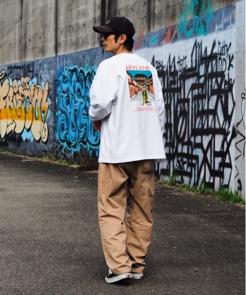tシャツ 「Leyline」stroll-smith-kyoto-ロンT メンズ レディース