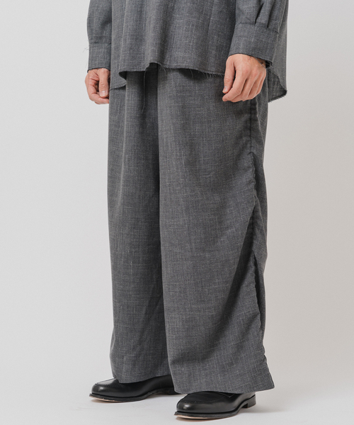 ワイドパンツ スラックス GABRIELA COLL GARMENTS(ガブリエラコールガーメンツ) 別注 DRAPED TROUSERSの画像