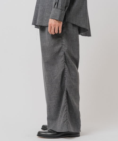 ワイドパンツ スラックス GABRIELA COLL GARMENTS(ガブリエラコールガーメンツ) 別注 DRAPED TROUSERSの画像