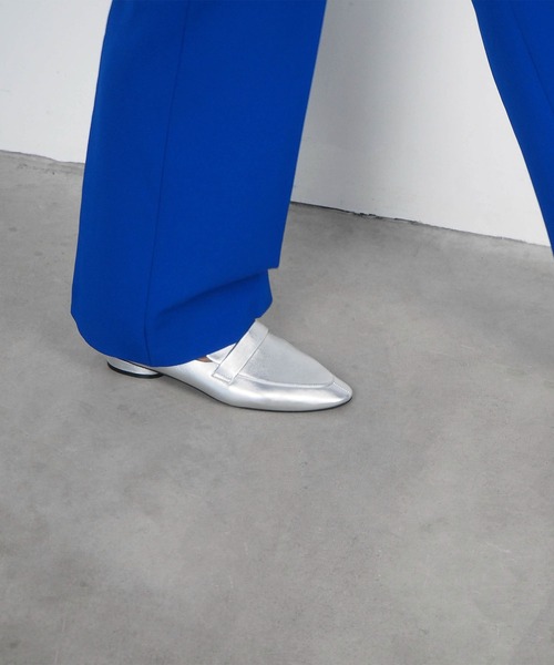 「Daniella&GEMMA」 フラットパンプス 37 シルバー レディース_画像9