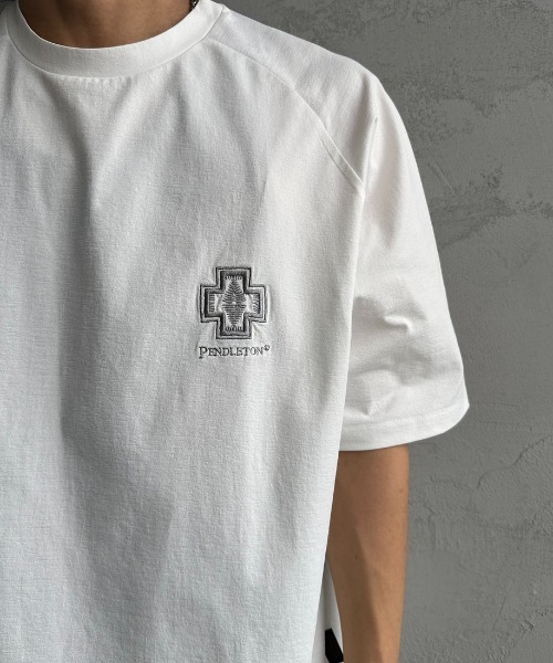 「PENDLETON」 半袖Tシャツ L ブラック レディース_画像9