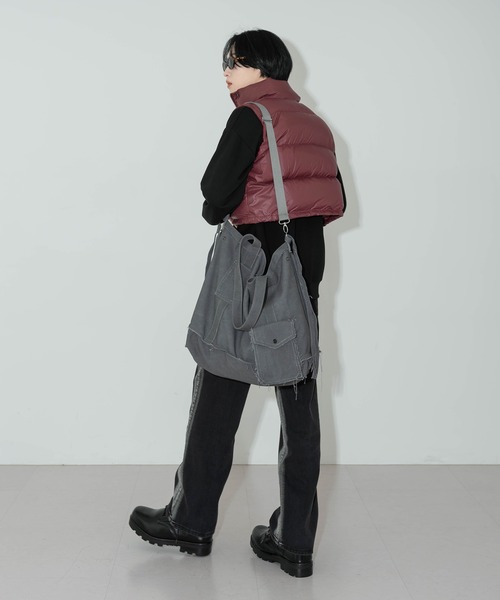 「FOLLOWIN」 デニムパンツ LARGE ブラック レディース_画像3