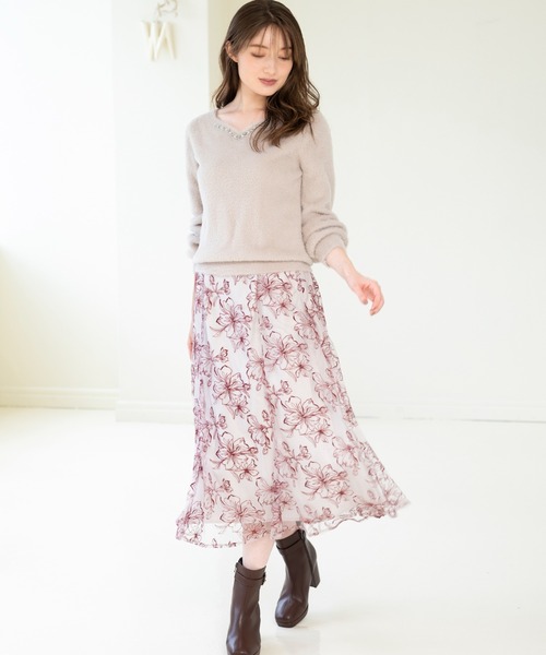 「MISCH MASCH」 フレアスカート S ブラック レディース_画像7
