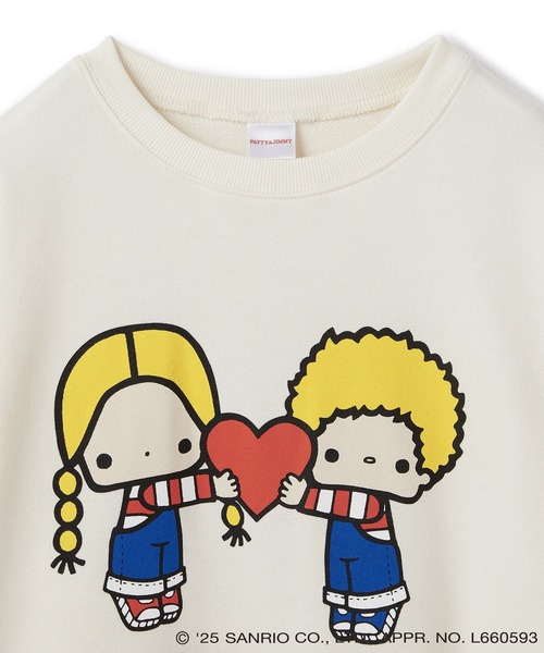 「sanrio」 スウェットカットソー M アイボリー レディース_画像9