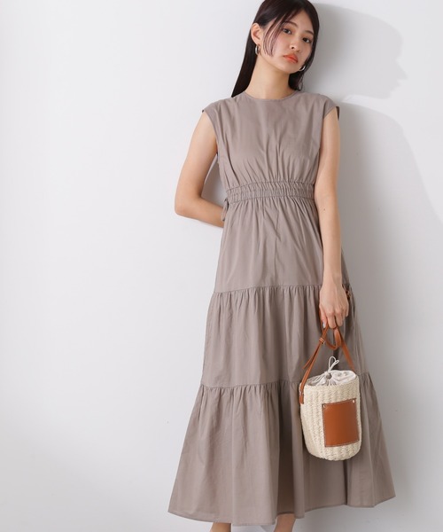 「N.(N. Natural Beauty Basic)」 ノースリーブワンピース MEDIUM ブラック レディース_画像9