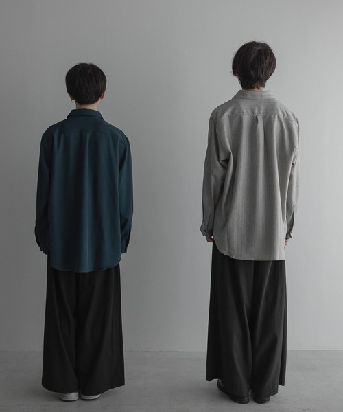 「remer」 長袖シャツ X-SMALL モカ メンズ_画像7