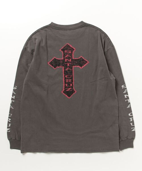 「SANTA CRUZ」 長袖Tシャツ M ブラック系その他 メンズ_画像2