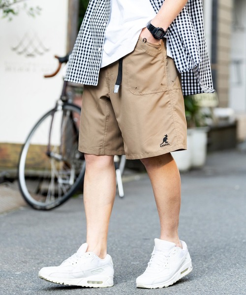 「KANGOL」 ハーフパンツ M パープル メンズ_画像9