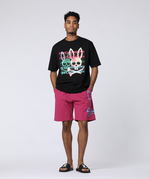 Psycho Bunny（サイコバニー） tシャツ タイポグラフィグラデロゴ