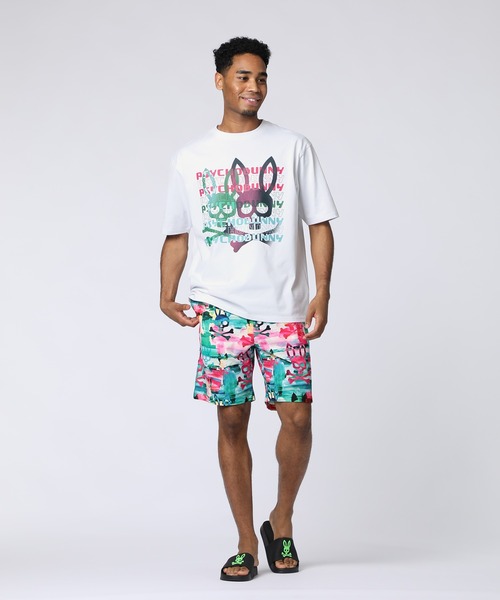 Psycho Bunny（サイコバニー） tシャツ タイポグラフィグラデロゴ