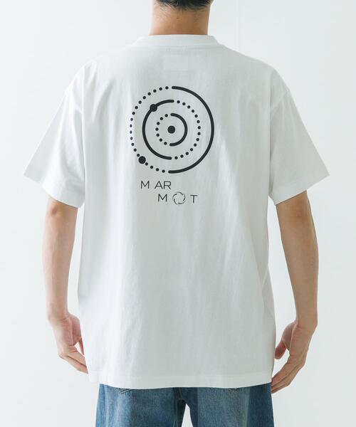 「MARMOT CAPITAL」 半袖Tシャツ LARGE グレー メンズ_画像4