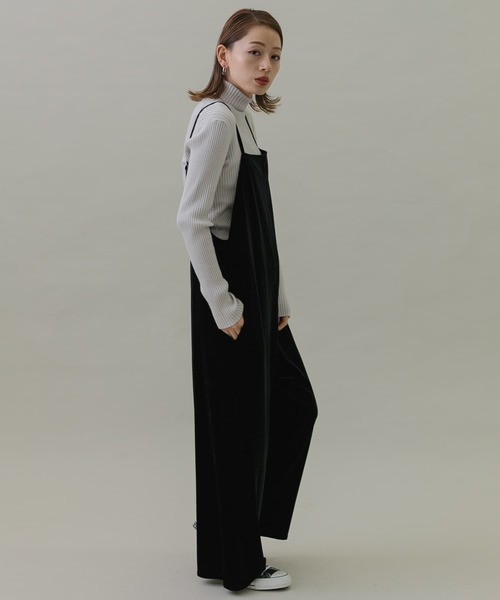 Soney Label ブラック オーバーオール URBAN RESEARCH Sonny Label オーバーオール FREE ブラック レディース