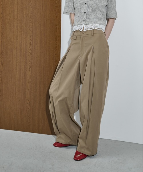 THE Yon カーゴパンツ M ベージュ レディース : ZOZOTOWN Yahoo!店