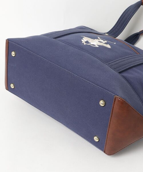 「BEVERLY HILLS POLO CLUB」 トートバッグ FREE ブルー系その他2 レディース_画像3