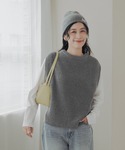 ベスト ジレ ハミルトンウール畦2WAYベスト...の詳細画像3