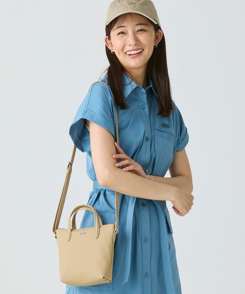 国内買付【LACOSTE】すぐ届く CONCEPT 2WAYミニ トートバッグ LACOSTE トートバッグ 「L.12.12」CONCEPT 2WAYミニトート