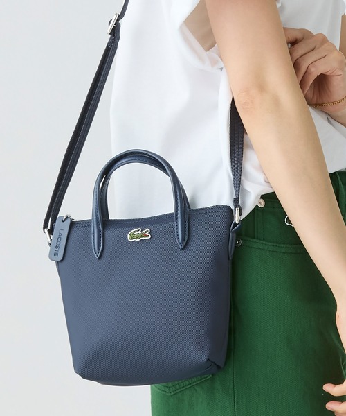 国内買付☆LACOSTE☆すぐ届く CONCEPT 2WAYミニ トートバッグ LACOSTE トートバッグ 「L.12.12」CONCEPT 2WAYミニトート