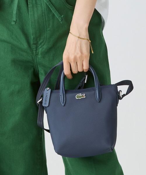 国内買付☆LACOSTE☆すぐ届く CONCEPT 2WAYミニ トートバッグ LACOSTE トートバッグ 「L.12.12」CONCEPT 2WAYミニトート