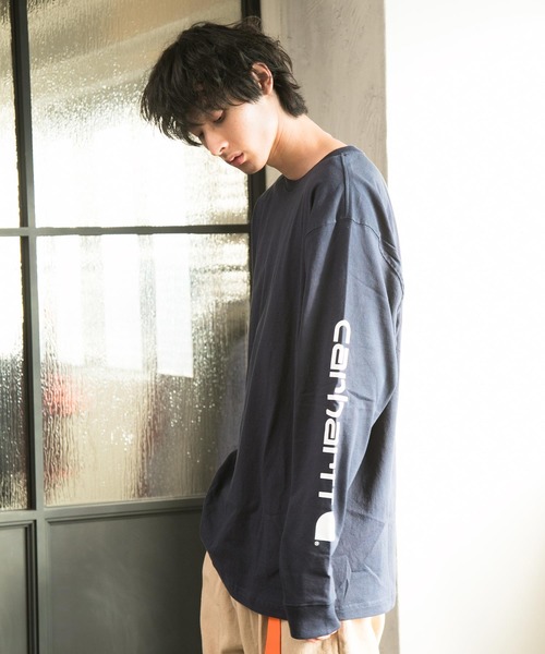 得価限定品 tシャツ Tシャツ ロングスリーブ袖グラフィックロゴプリントクルーネックTシャツ ZOZOTOWN PayPayモール店 - 通販 - PayPayモール 在庫セール