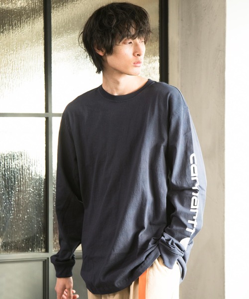 得価限定品 tシャツ Tシャツ ロングスリーブ袖グラフィックロゴプリントクルーネックTシャツ ZOZOTOWN PayPayモール店 - 通販 - PayPayモール 在庫セール