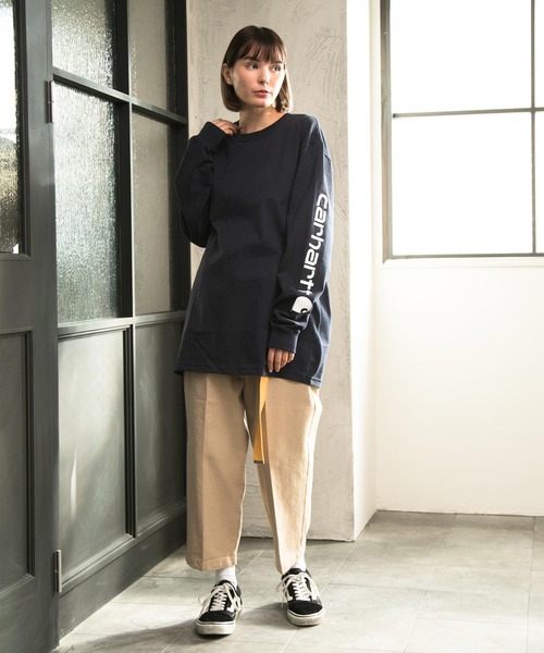 得価限定品 tシャツ Tシャツ ロングスリーブ袖グラフィックロゴプリントクルーネックTシャツ ZOZOTOWN PayPayモール店 - 通販 - PayPayモール 在庫セール
