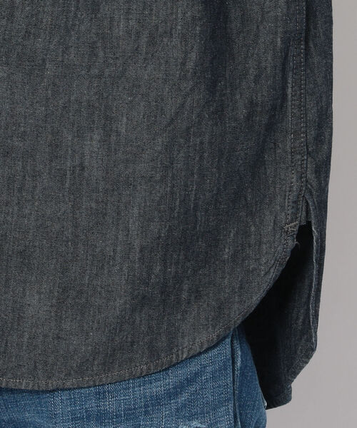 シャツ ブラウス 【TYPE BLUE】ベイクルー シャンブレーシャツ/ BAY CREW CHAMBRAY SHIRT|ZOZOTOWN |09