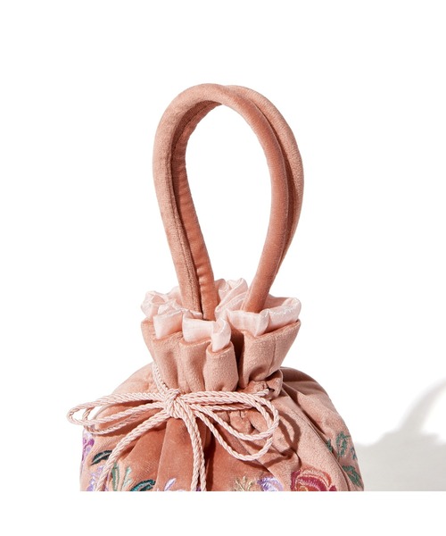 Francfranc（フランフラン） ハンドバッグ ANNA SUI 巾着バッグ ピンク