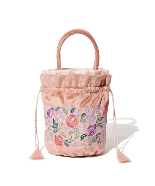 Francfranc ハンドバッグ ANNA SUI 巾着バッグ ピンク