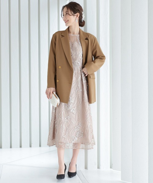 ElegChic ジャケット テーラードジャケット ビッグシルエット
