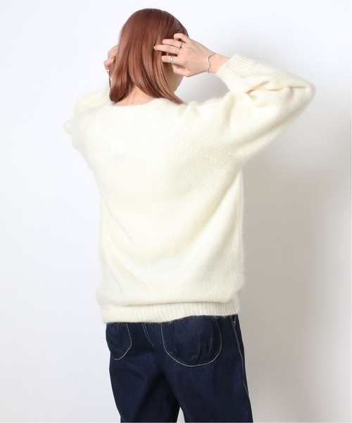 【FOLL / フォル】へアリーバルーンクルーネックニット FOLL / フォル】へアリーバルーンクルーネックニット （FOLL