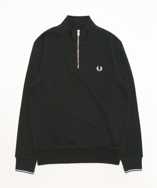 FRED PERRYフレッドペリー Half Zip Sweatshirt Half Zip Sweatshirt - Steel Marl | Men's Sweatshirts |Sports