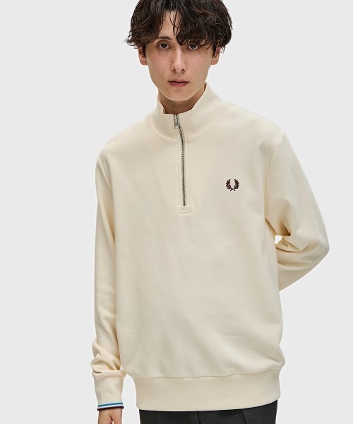 fredperry ジップアップセーター 楽天市場】FRED PERRY/フレッドペリー WAFFLE STITCH HALF ZIP