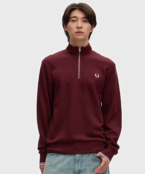 FRED PERRY（フレッドペリー） トレーナー スウェット Half Zip