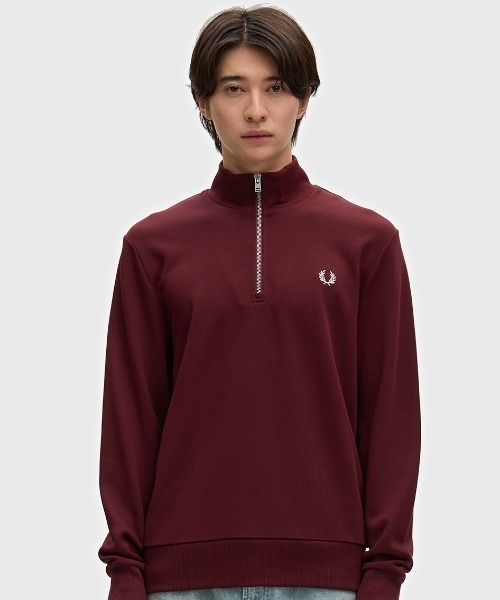 FRED PERRY フレッドペリー　ハーフジップ　トレーナー FRED PERRY（フレッドペリー） トレーナー スウェット Half Zip