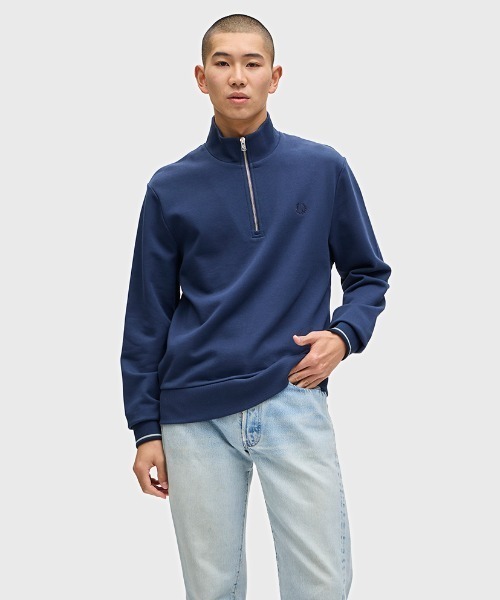 フレッドペリー　スウェット Crew Neck Sweatshirt(S 324：CINNAMON): | FRED PERRY JAPAN