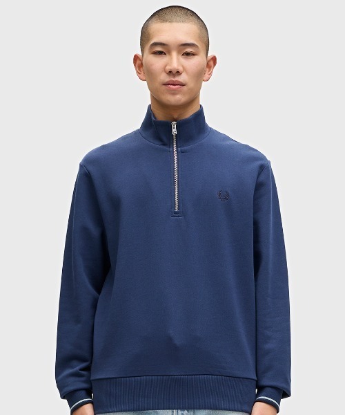 フレッドペリー メンズ ハーフジップスウェット フレッドペリー FRED PERRY メンズ ハーフジップ スウェット