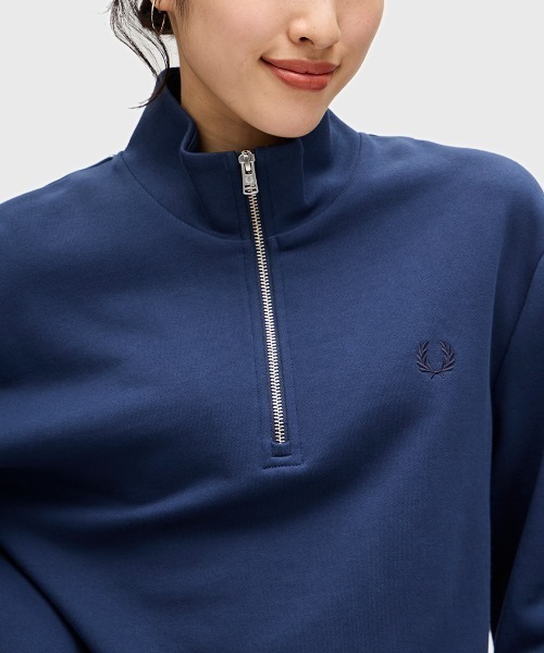 FRED PERRY トレーナー スウェット Half Zip Sweatshirt