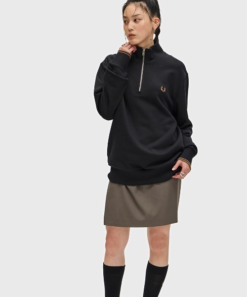 FRED PERRY トレーナー スウェット Half Zip Sweatshirt