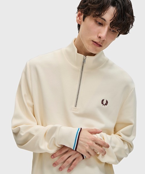 fred perryフレッドペリー ハーフジップ スウェット FRED PERRY トレーナー スウェット Half Zip Sweatshirt