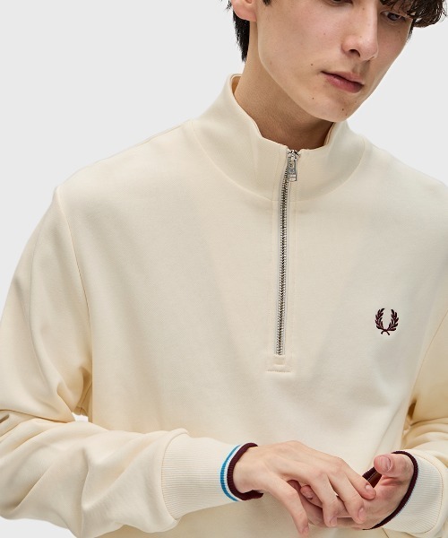 FREDPERRY フレッドペリー スウェット 後ろがニット 素材のトレーナー 楽天市場】FREDPERRY フレッドペリー（スウェット・トレーナー