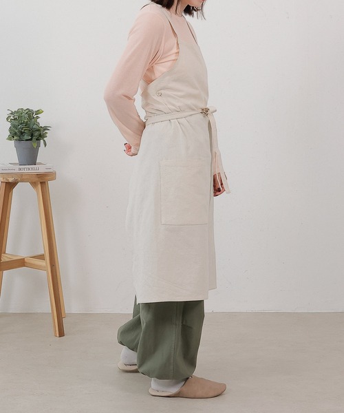 お値下げ　未使用　人気の作家様　ヴィンテージクロスエプロン　ハンドメイド作家様 お値下げ 未使用 人気の作家様 ヴィンテージクロスエプロン