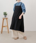 エプロン オールシーズン大活躍。リネンライクな...の詳細画像4